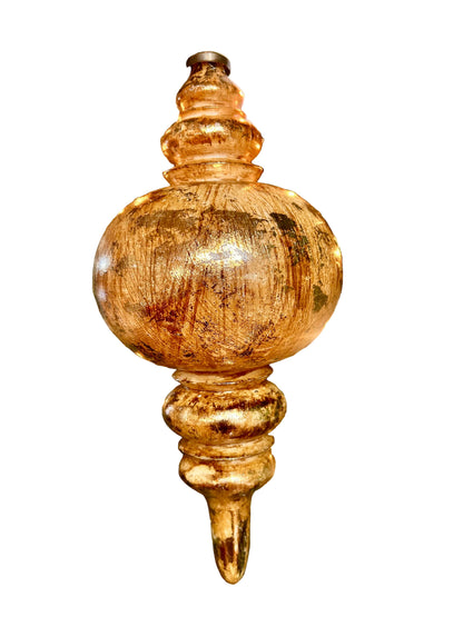 13 Inch Gold Finial Ornament