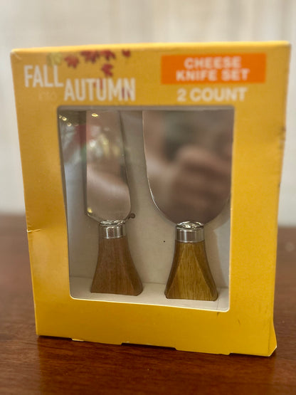 Fall Into Autumn Cheese Knife Set