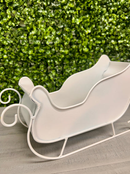 Metal Holiday Sleigh Three Assorted