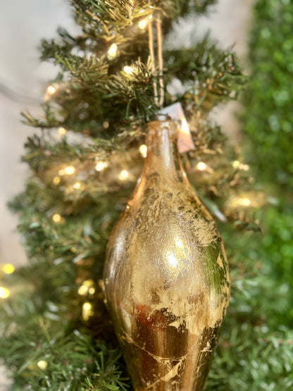 16 Inch Gold Finial Ornament