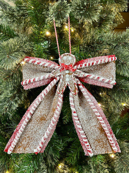 15 Inch Sugar And Spice Gingerbread Bow