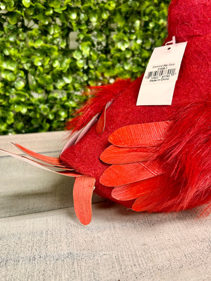 10.2 Inch Red Tabletop Cardinal