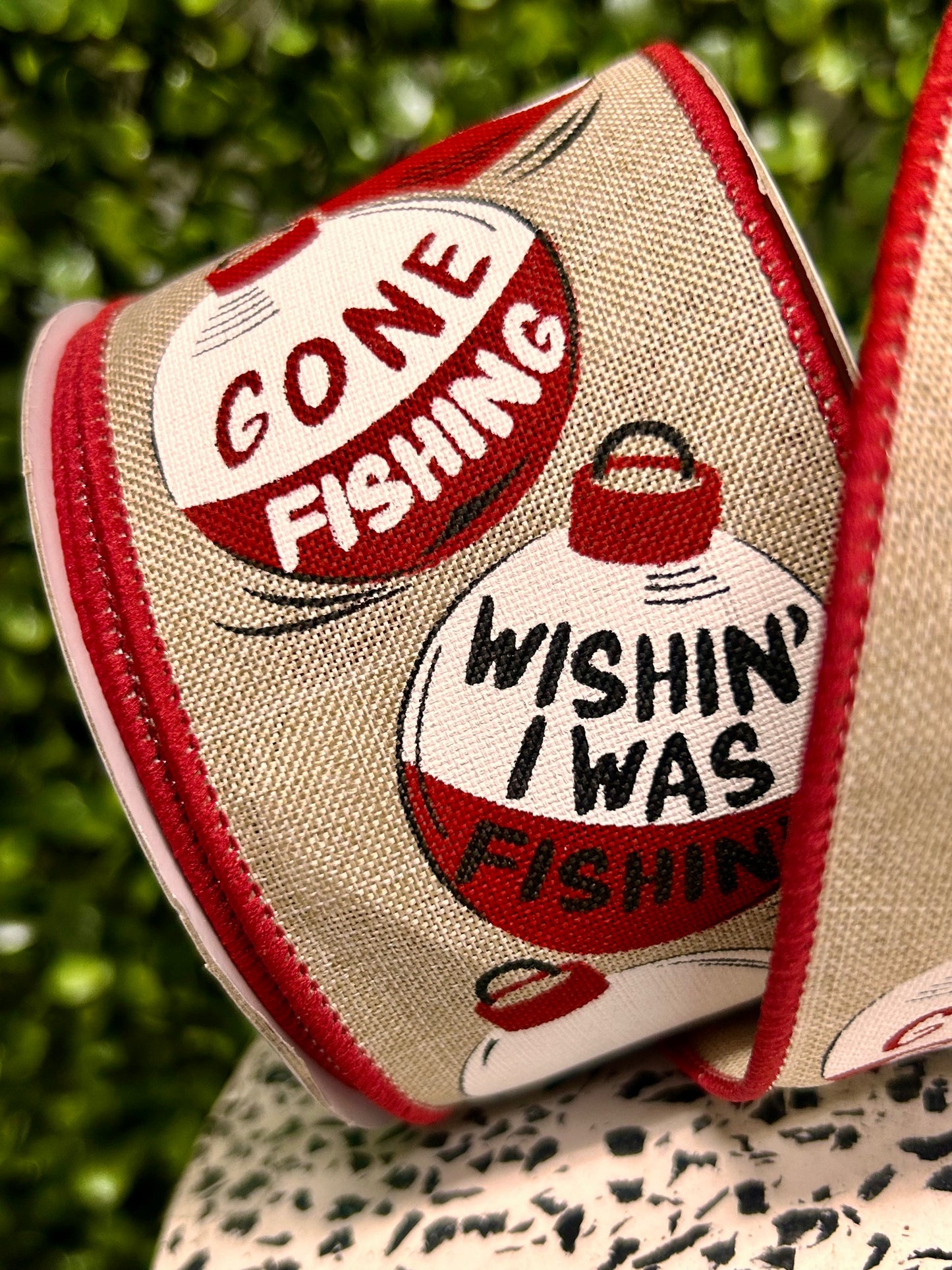 2.5 Inch By 10 Yard Fishing Bobbers Ribbon