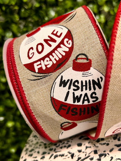 2.5 Inch By 10 Yard Fishing Bobbers Ribbon
