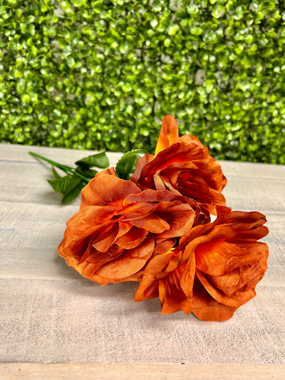 15 Inch Brown Rose Bush