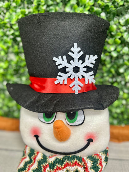 3 Piece 17 Inch Traditional Snowman Decor Kit