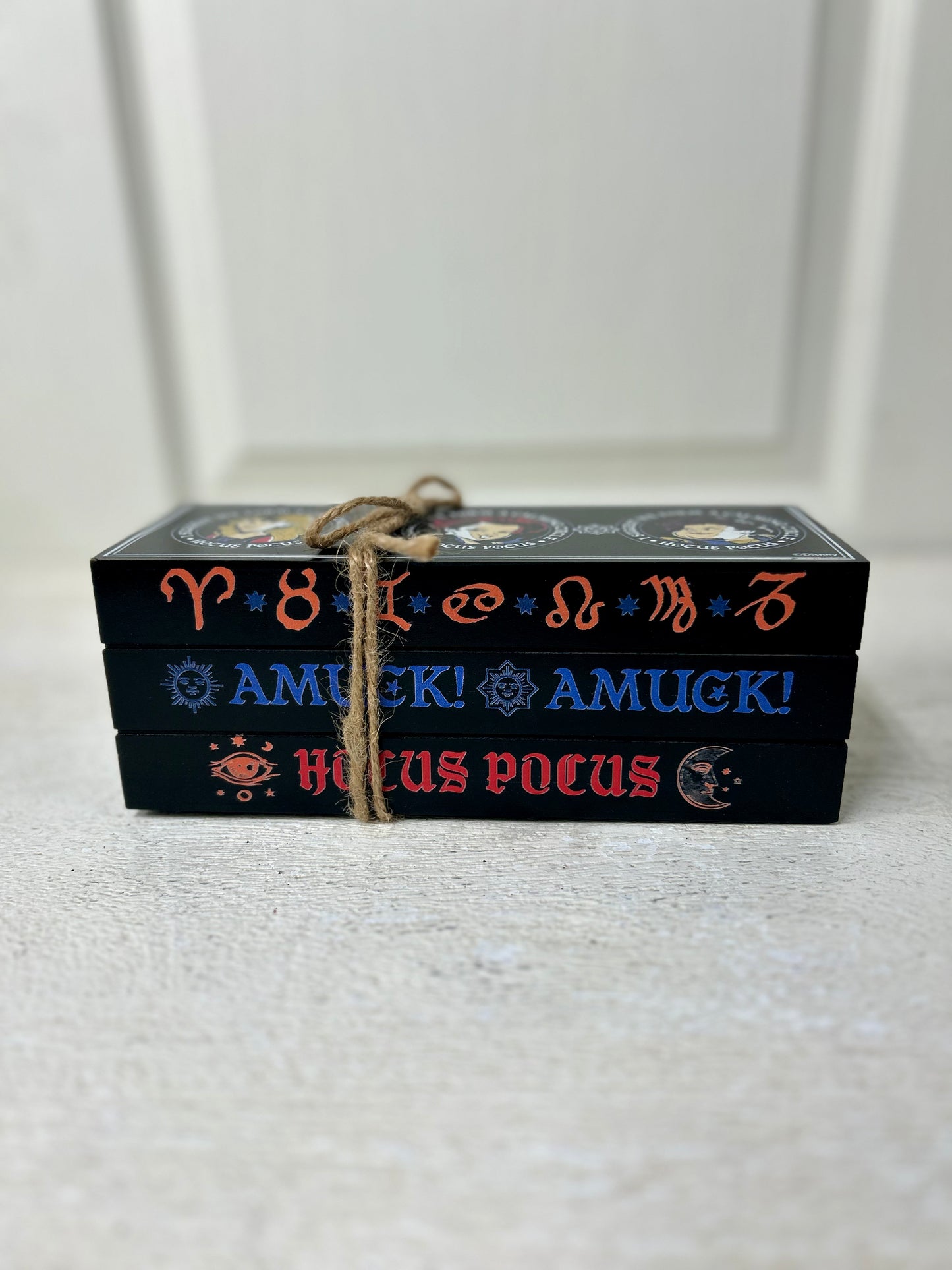 Hocus Pocus Sanderson Sisters Wood Block Stack