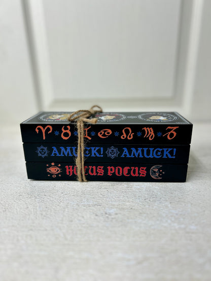 Hocus Pocus Sanderson Sisters Wood Block Stack
