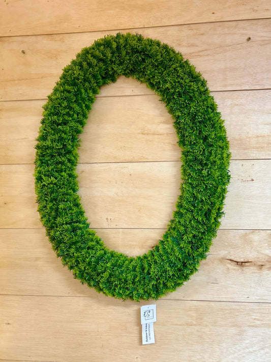 22 Inch By 30 Inch Cedar Oval Wreath