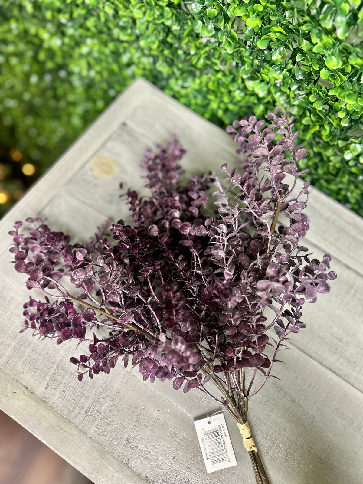 21 Inch Purple Mini Eucalyptus Bundle
