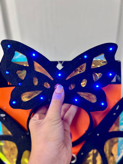 Happy Halloween Light Up Wings And Headband Set