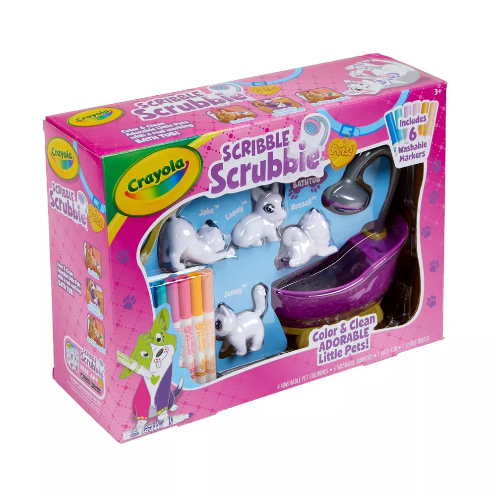 Crayola 12pc Scribble Scrubbie Pets Tub Set