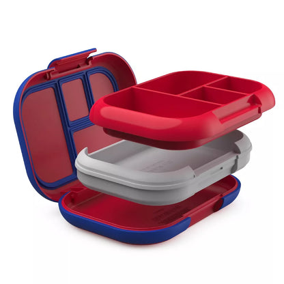 Bentgo Kids' Chill Lunch Box, Bento-Style Solution, 4 Compartments & Removable Ice Pack