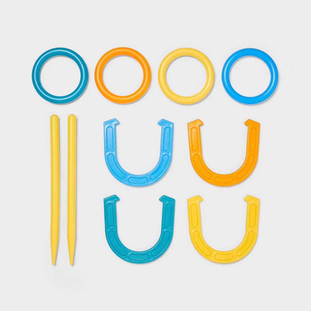 Sun Squad 10pc Horseshoe Ring Toss Set