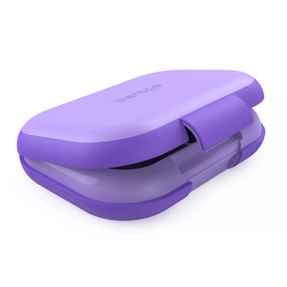 Bentgo Kids' Chill Lunch Box, Bento-Style Solution, 4 Compartments & Removable Ice Pack Purple