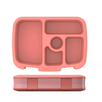 Bentgo Kids' Brights Leakproof, 5 Compartment Bento-Style Kids' Lunch Box Coral