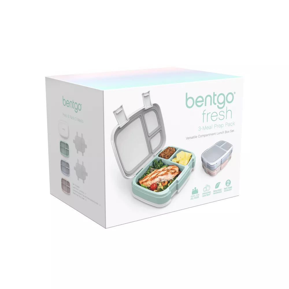 Bentgo Fresh3-Meal Prep Pack Lunch Box Set