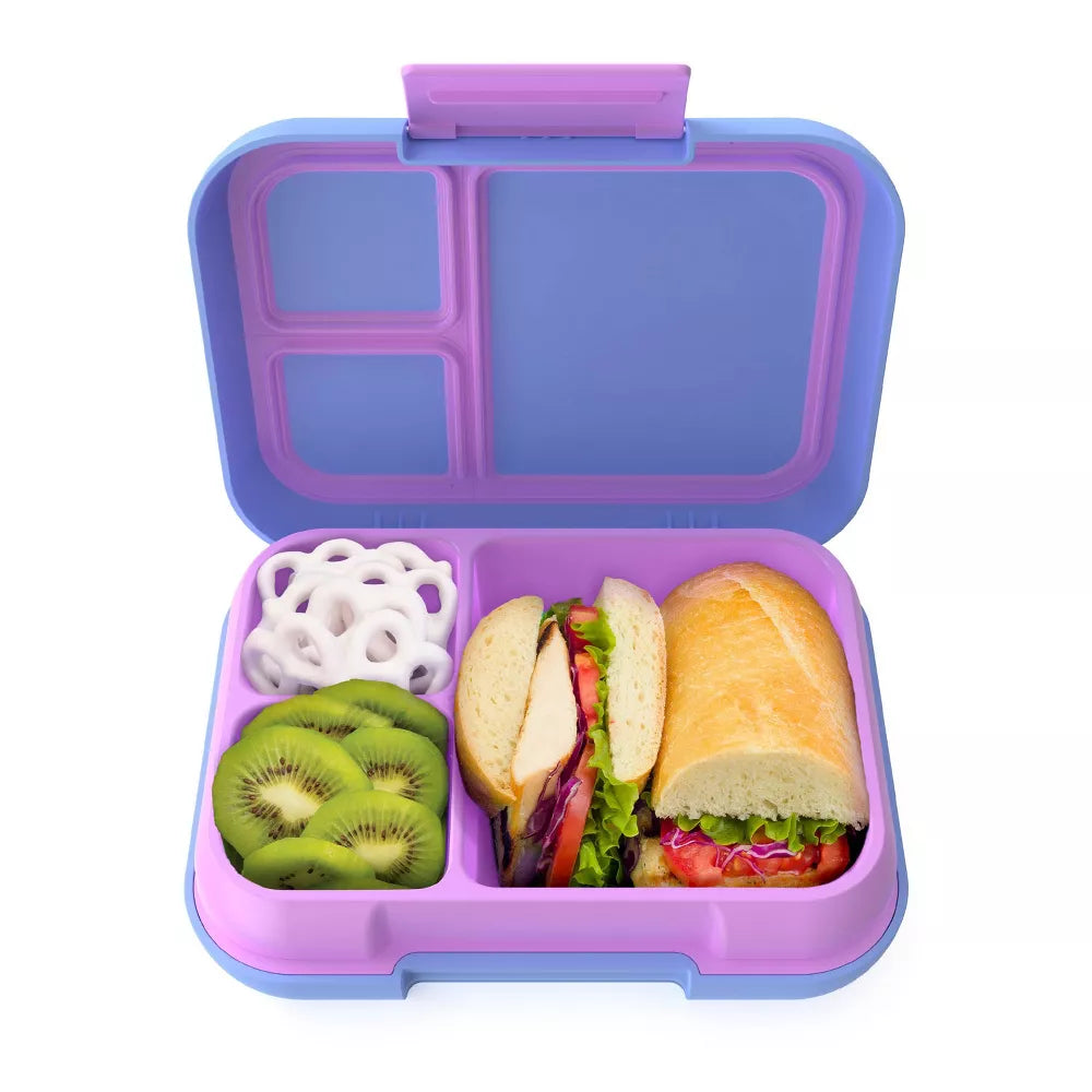 Bentgo Pop Leakproof Purple And Blue Lunch Box With Removable Divider