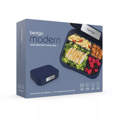 Bentgo Modern 4 Compartment Bento Style Leakproof Lunch Box Navy