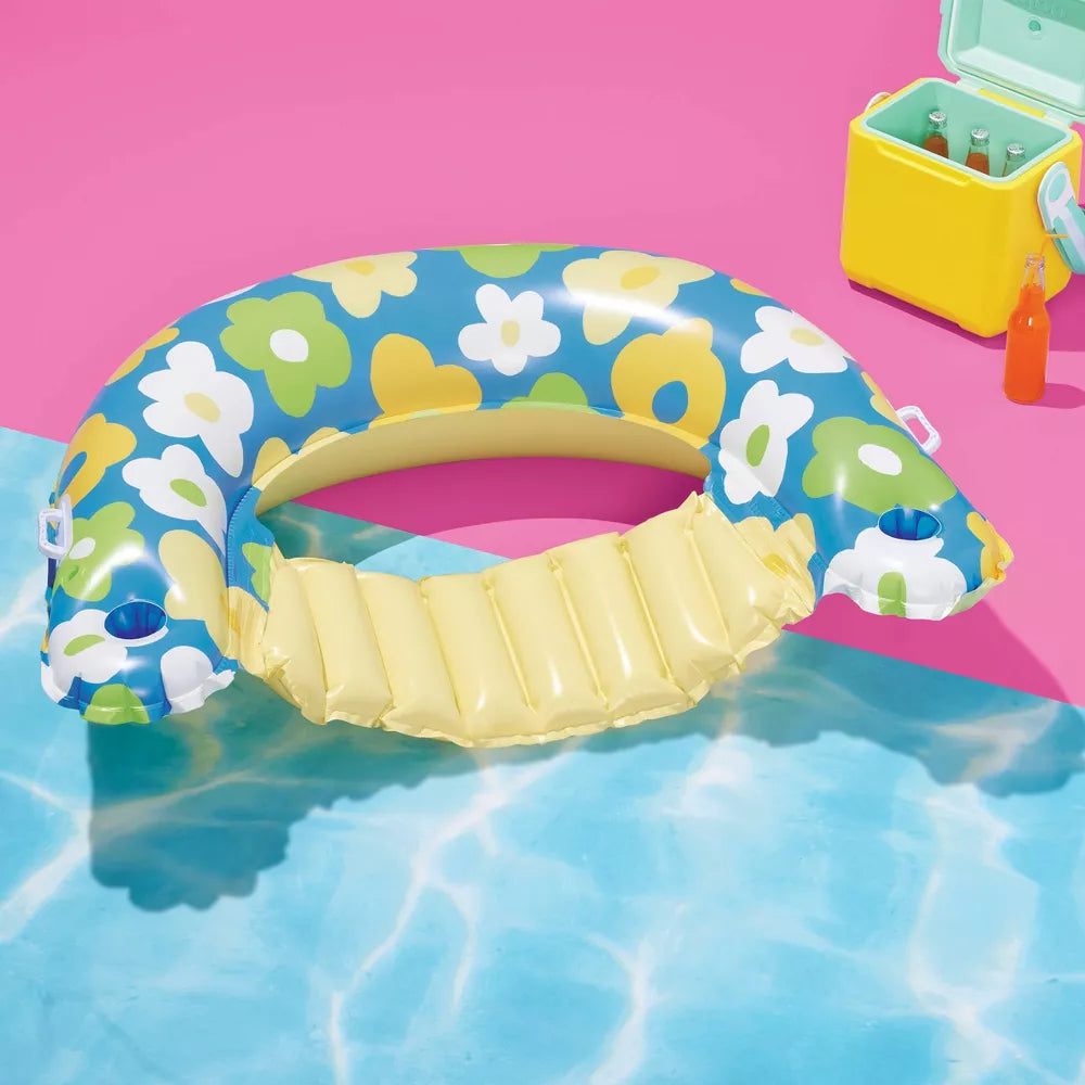 Sun Squad Blobby Daisy Inflatable Lounge Pool Chair