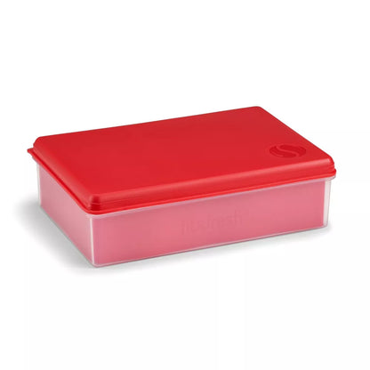 Fit & Fresh Multi Flex Bento with 2 Ice Packs Red