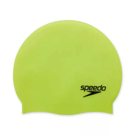 Speedo Adult Silicone Yellow Cap