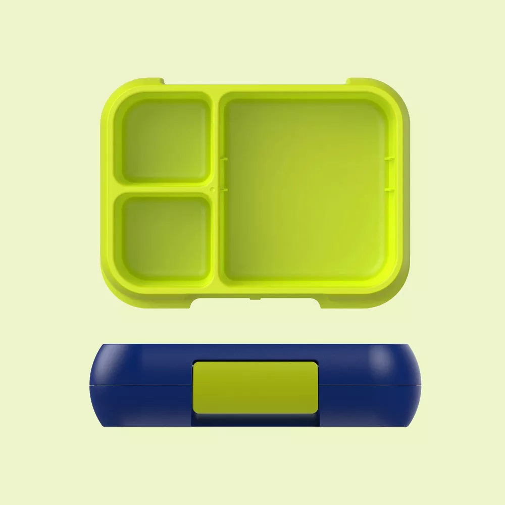 Bentgo Pop Leakproof Bento-Style Lunch Box with Removable Divider-3.4 Cup Navy Blue And Green