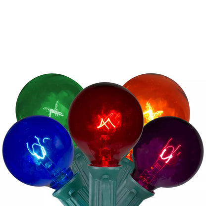 Northlight 20 Multi G40 Globe Transparent Indoor Outdoor Patio Christmas Light Set Open Box