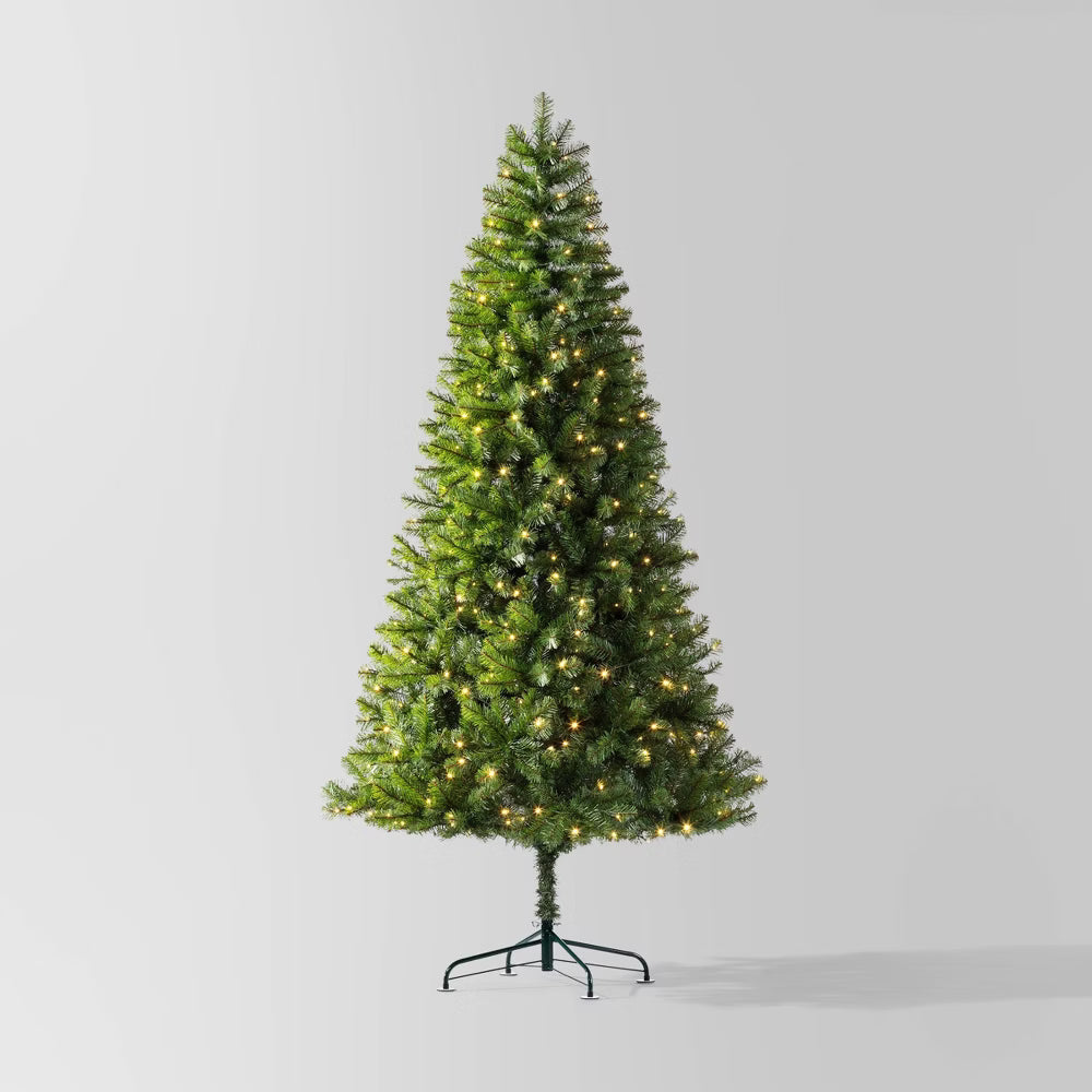Wondershop 9 Foot Alberta Spruce LED Pre-Lit Tree Open Box