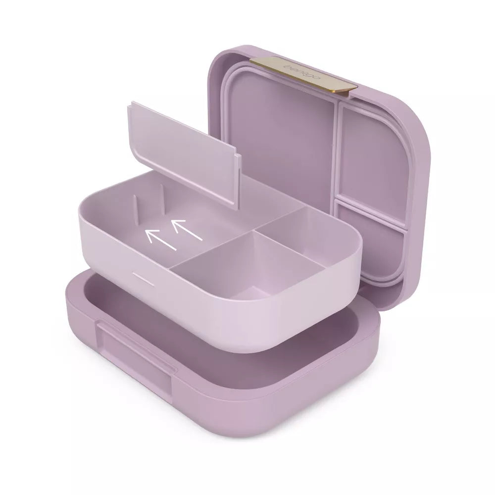 Bentgo Modern 4 Compartment Bento Style Leakproof Lunch Box Purple