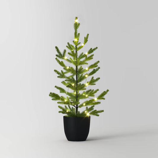 Wondershop 3ft. Potted Balsam Fir LED Pre-Lit Tree Open Box