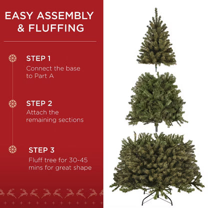 Best Choice Products 7.5ft Premium Spruce Artificial Christmas Tree Open Box