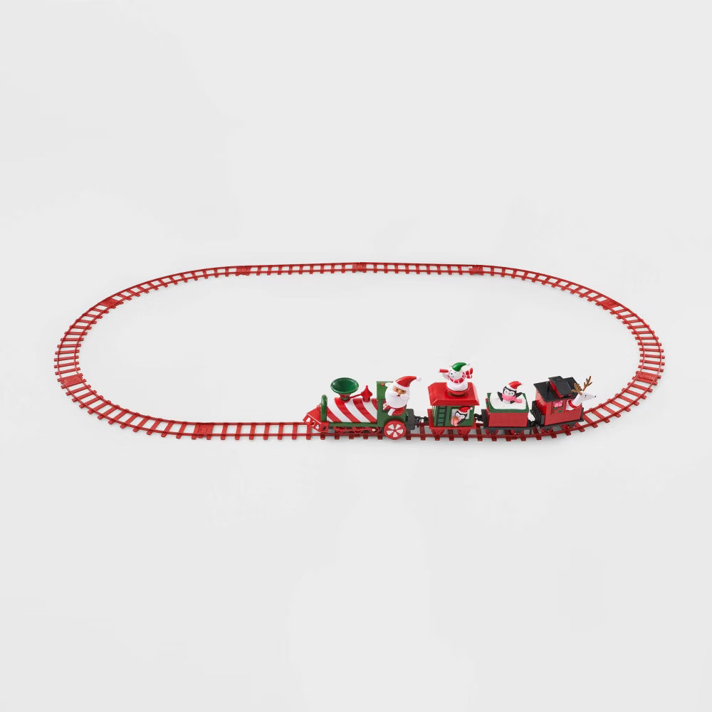 Wondershop 36 Inch Christmas Mist Series Train Set Open Box