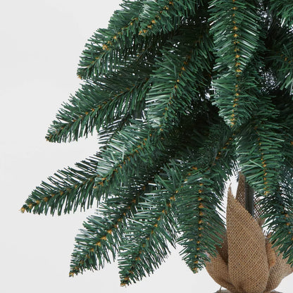 Wondershop 3' Unlit Downswept Alberta Spruce Mini Artificial Christmas Tree with Burlap Base Open Box