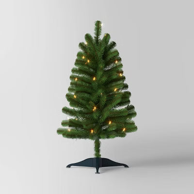 Wondershop At Target 3 Foot Alberta Spruce Pre Lit Tree Open Box
