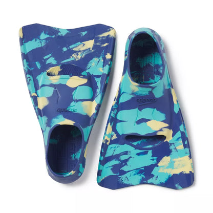 Speedo Kids' Swim Fin Blue Marble Size Small