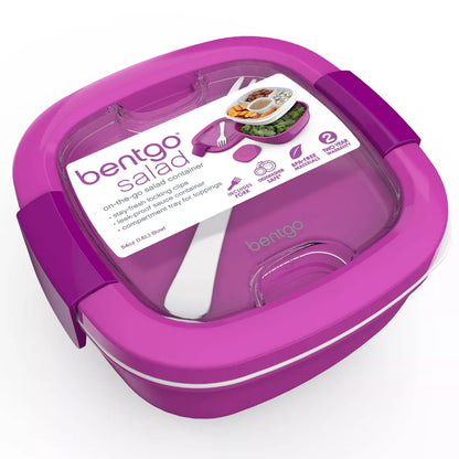 Bentgo Purple All In One Salad Container