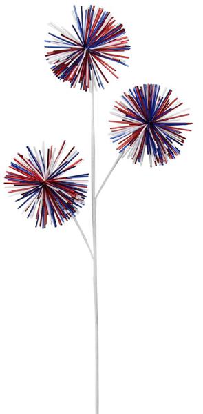 30 Inch Red White And Blue Starburst Spray