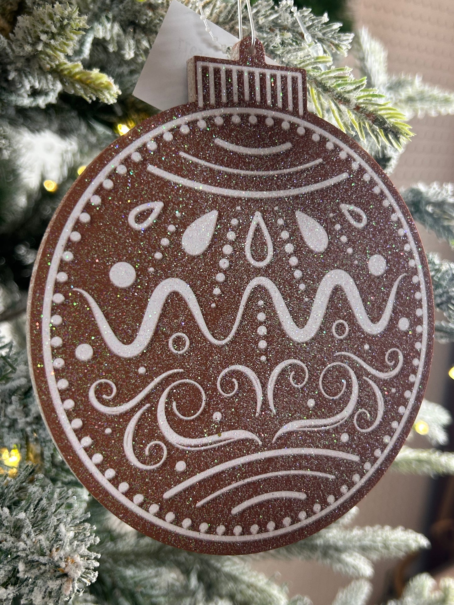 5.5 Inch Double Sided Gingerbread Cookie Ornament Two Styles