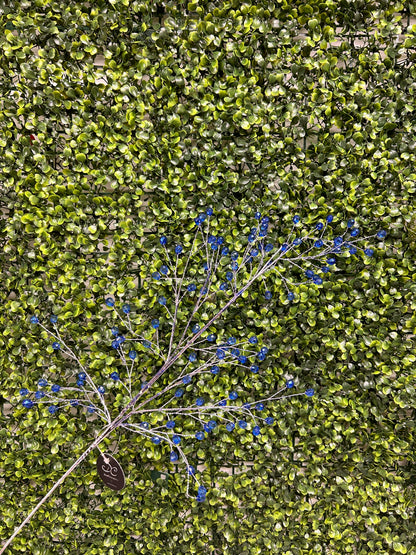 26 Inch Royal Blue Acrylic Glitter Bead Spray