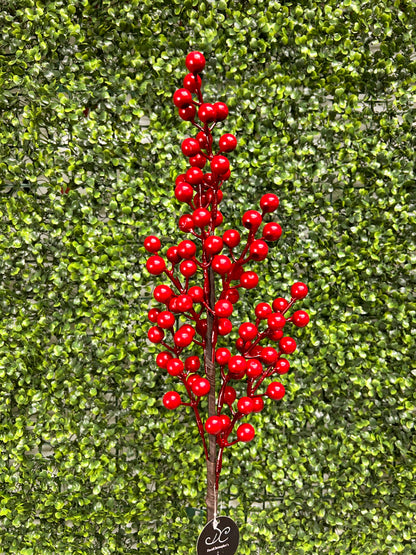 24 Inch Red Goose Berry Stem
