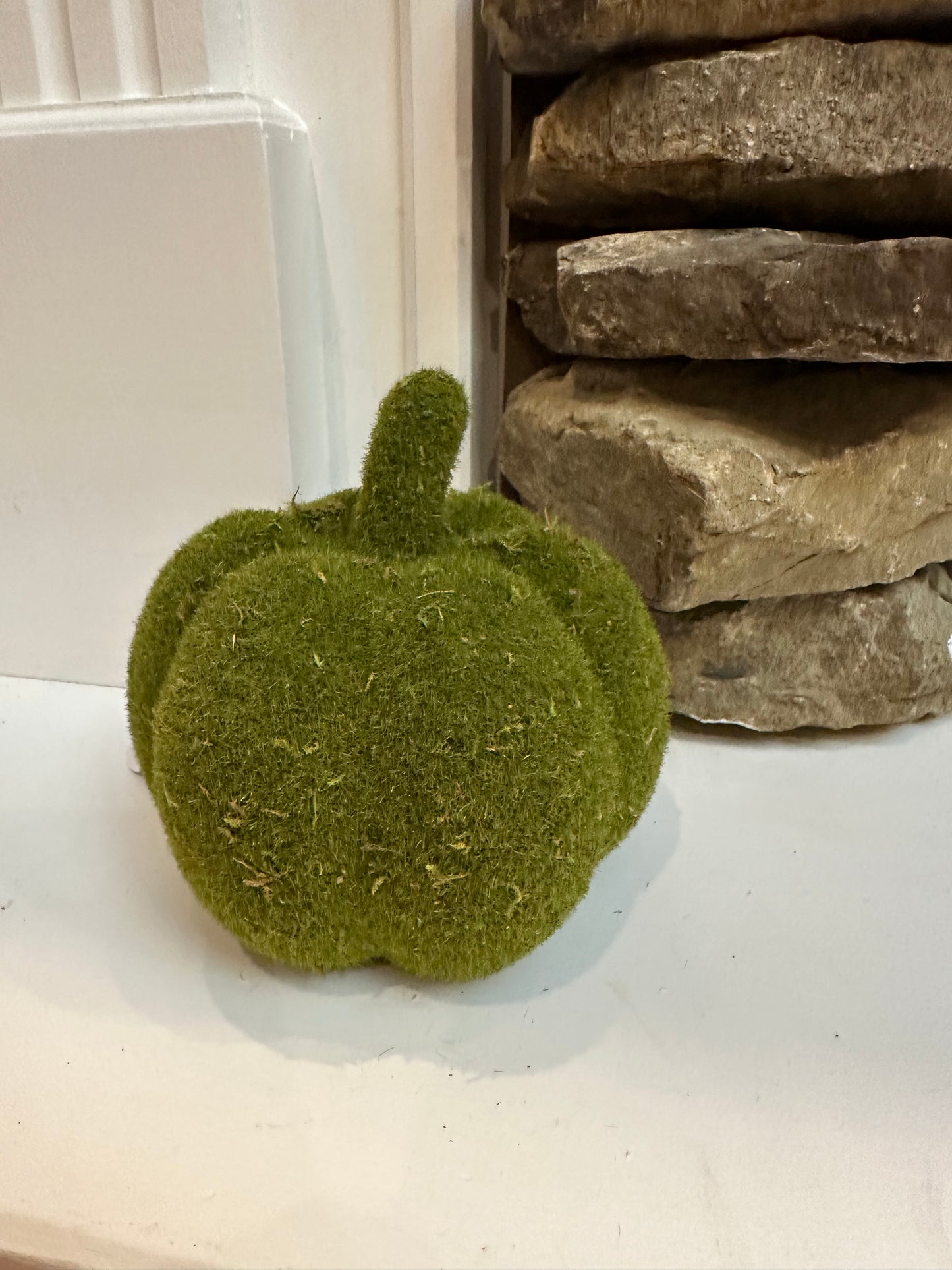 Green Moss Sitting Pumpkin