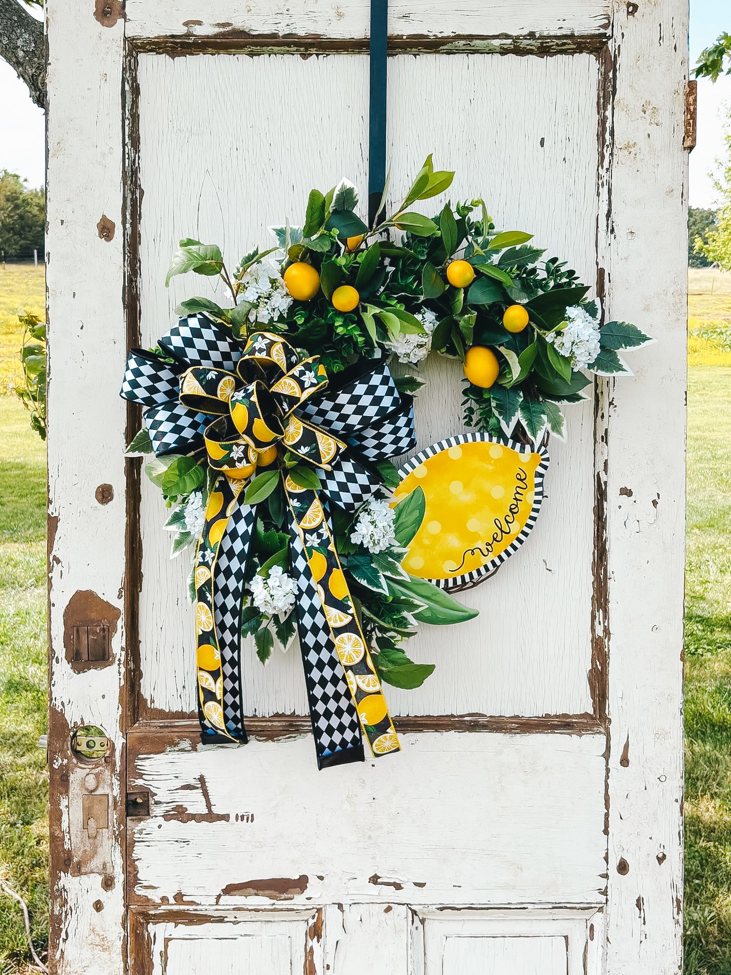 Lemon Wreath Kit By Barrel Of Wreaths