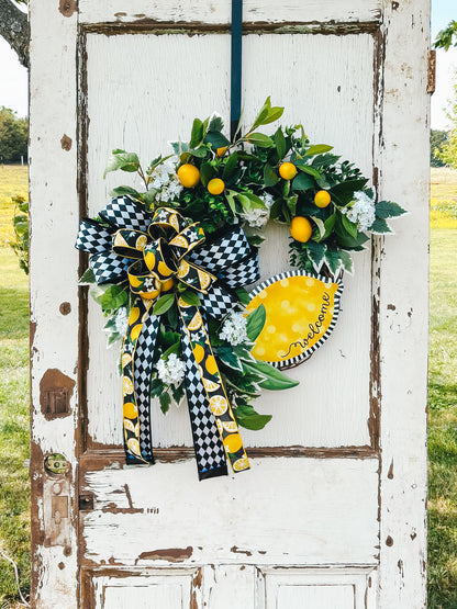 Lemon Wreath Kit By Barrel Of Wreaths