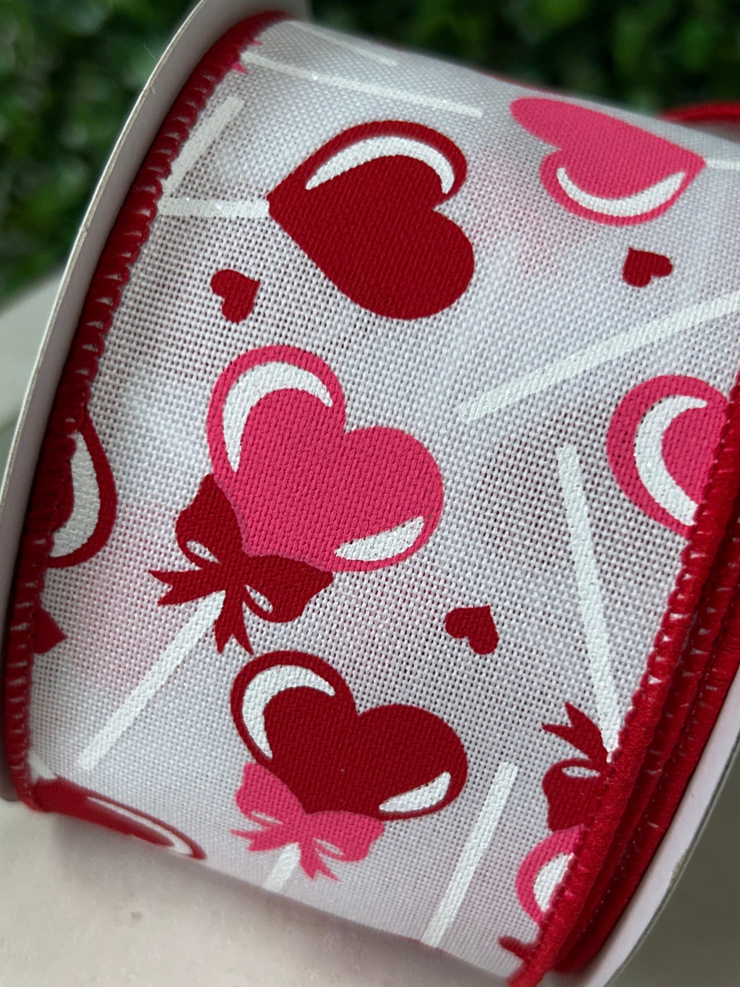 2.5 Inch By 10 Yard Heart Lollipops Ribbon