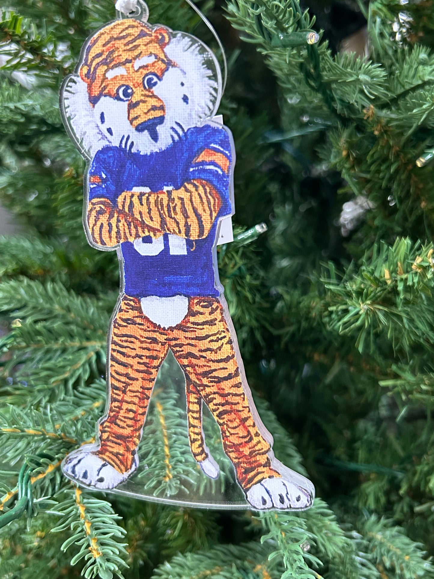 Auburn Mascot Acrylic Ornament