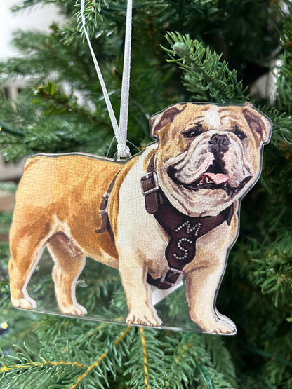 Mississippi State Acrylic Mascot Ornament