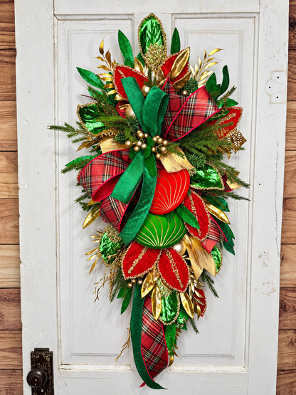 Tartan & Tinsel Swag Kit By Victoria Vines Wreath Co