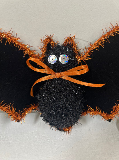 12 Inch Glitter Haunted Bat