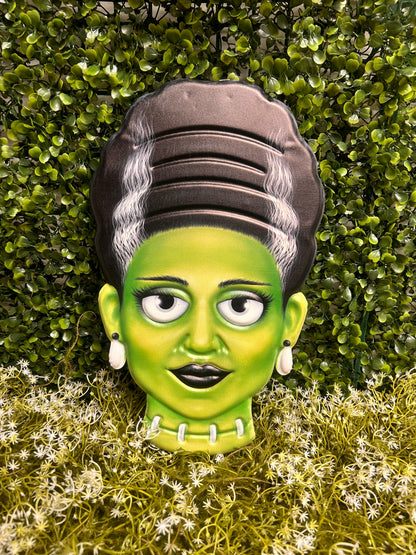 12.5 Mrs. Frankenstein Metal Sign